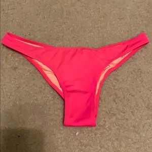 Pink bikini bottom